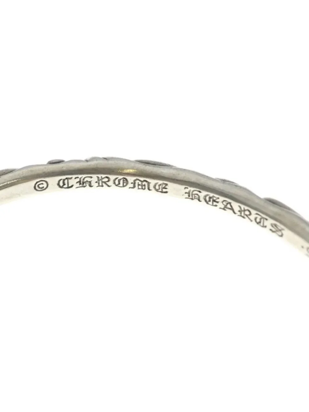 Chrome Hearts Bangle Scroll Bandbangle Bracelet Silver
